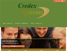 Tablet Screenshot of credexsystems.com
